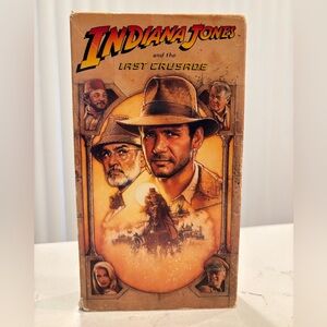 Indiana Jones and the Last Crusade VHS 1989